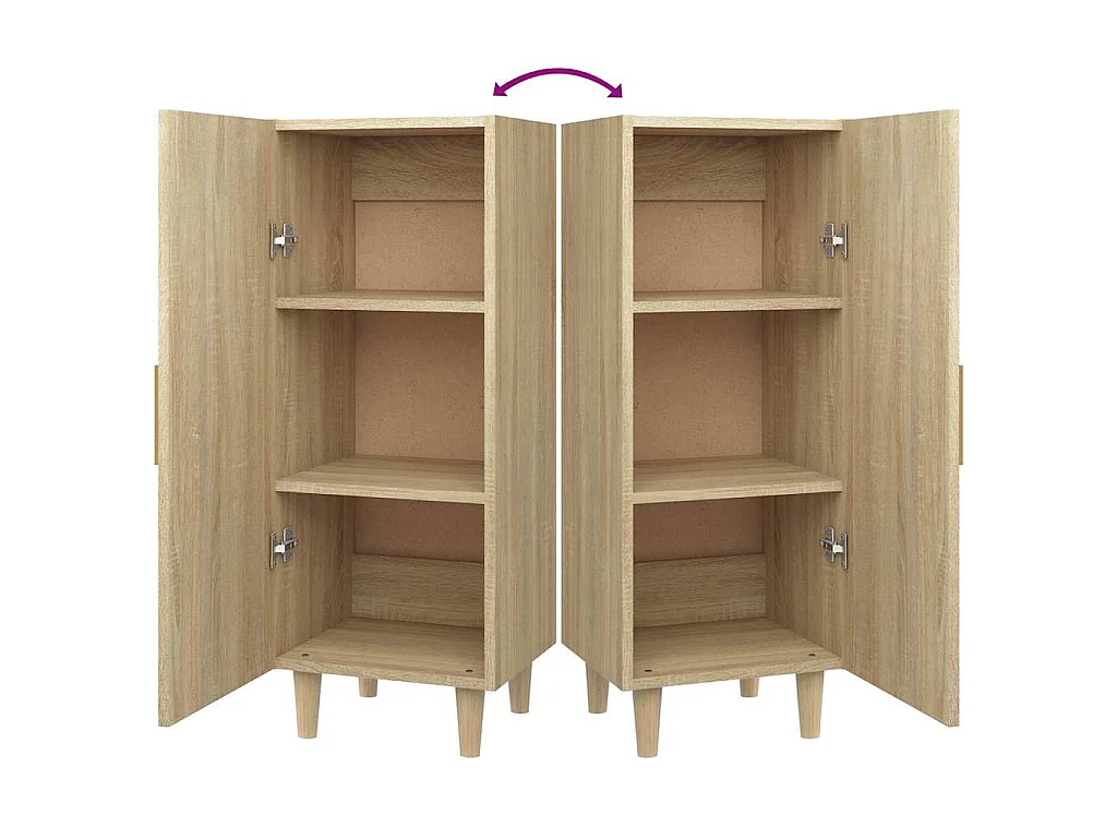 Buffet Chêne sonoma 34,5x34x90 cm Bois d'ingénierie