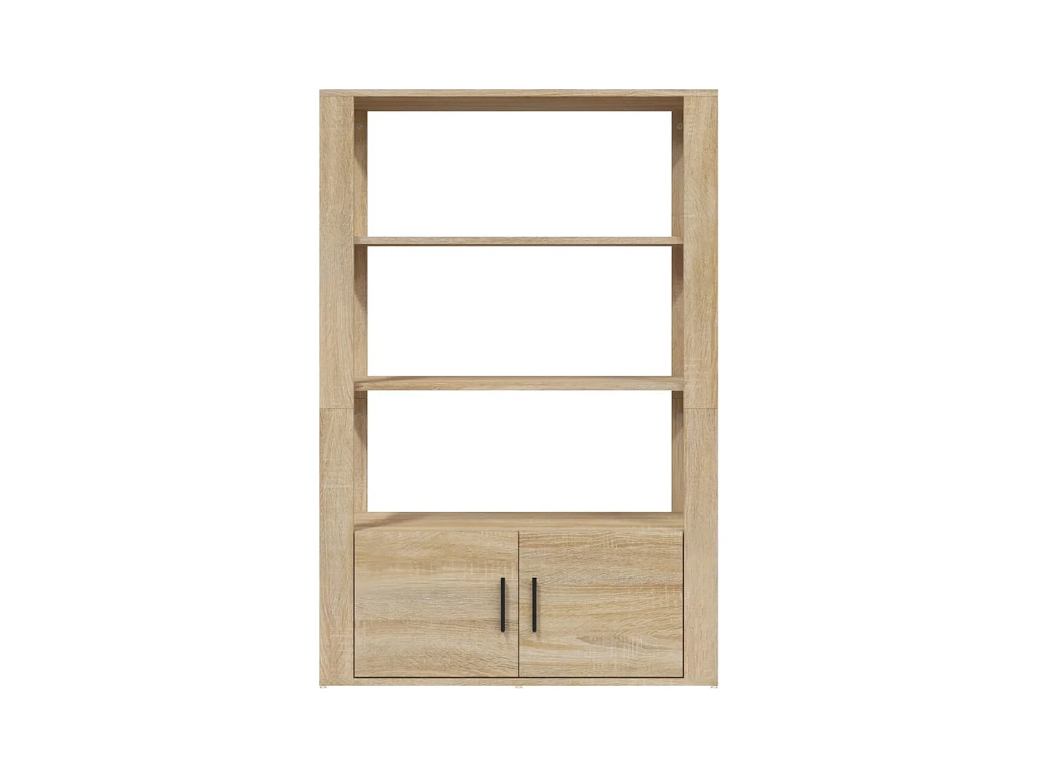 Sideboard Sonoma-Eiche 80x30x119,5 cm Holzwerkstoff