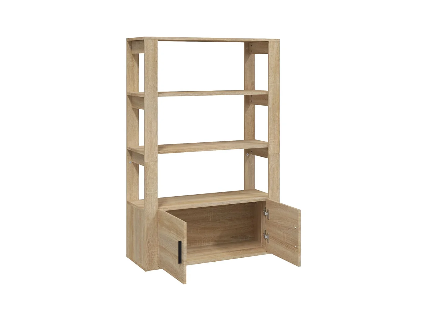 Sideboard Sonoma-Eiche 80x30x119,5 cm Holzwerkstoff
