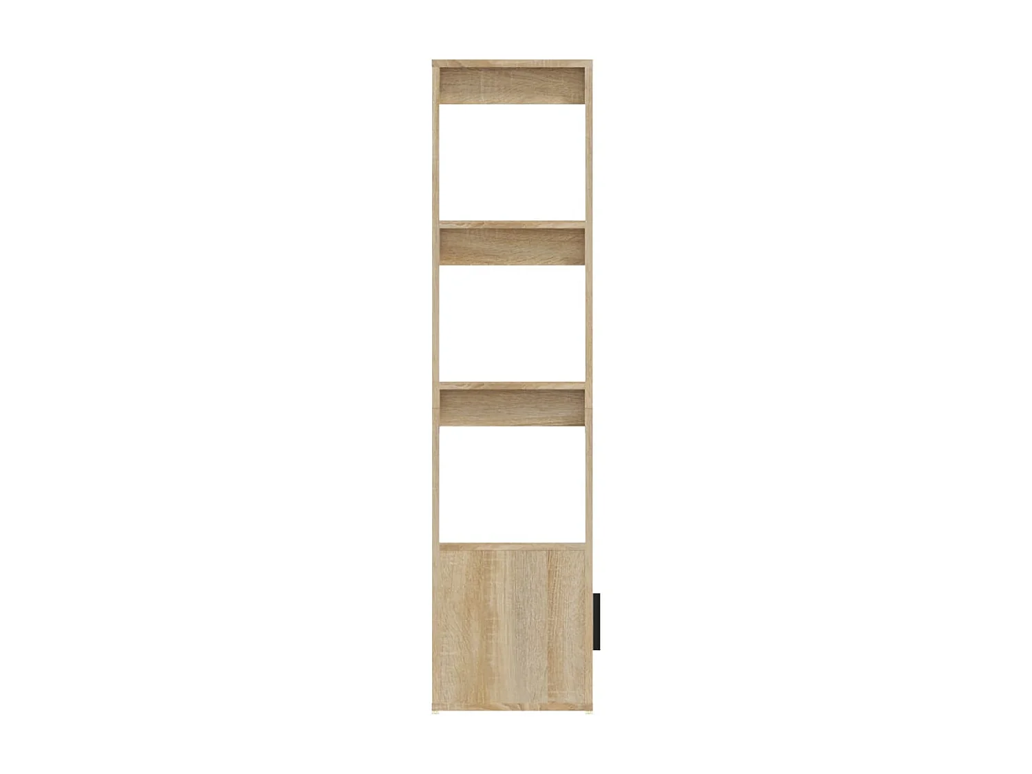 Dressoir 80x30x119,5 cm bewerkt hout sonoma eikenkleurig