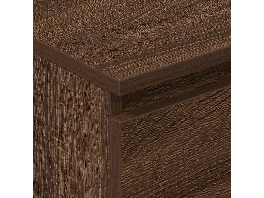 Buffet Chêne marron 60x35x98,5 cm Bois d'ingénierie