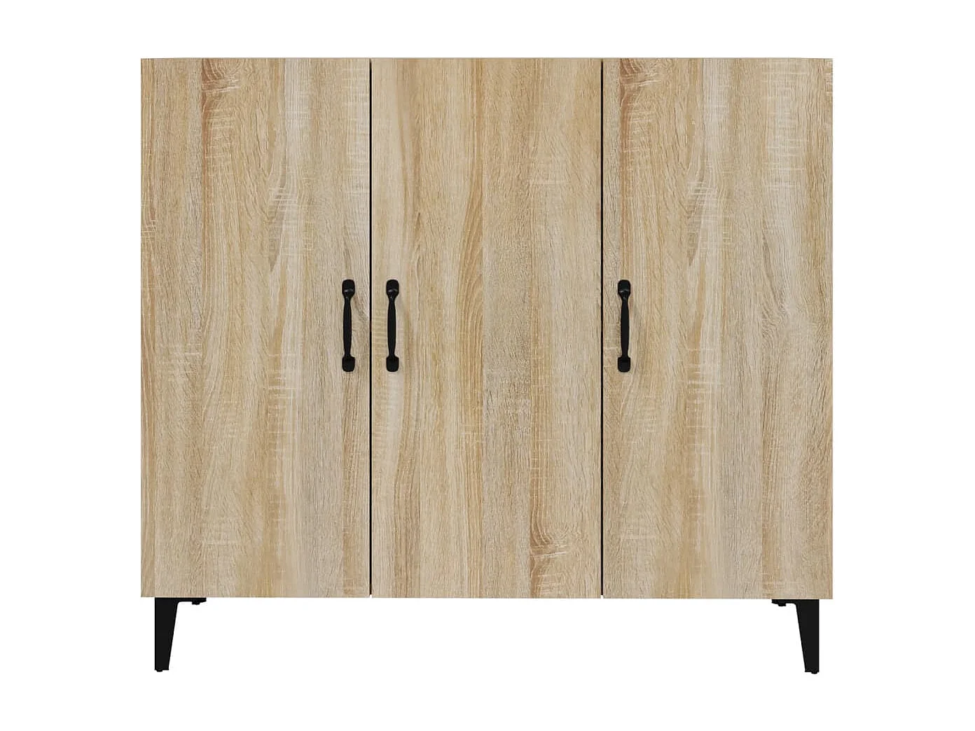 Sideboard Sonoma-Eiche 90x34x80 cm Holzwerkstoff