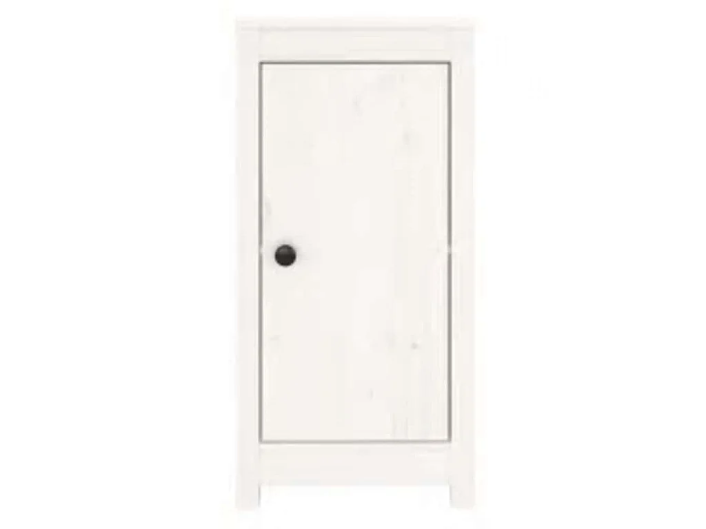 Sideboard Weiß 39x35x80 cm Massivholz Kiefer