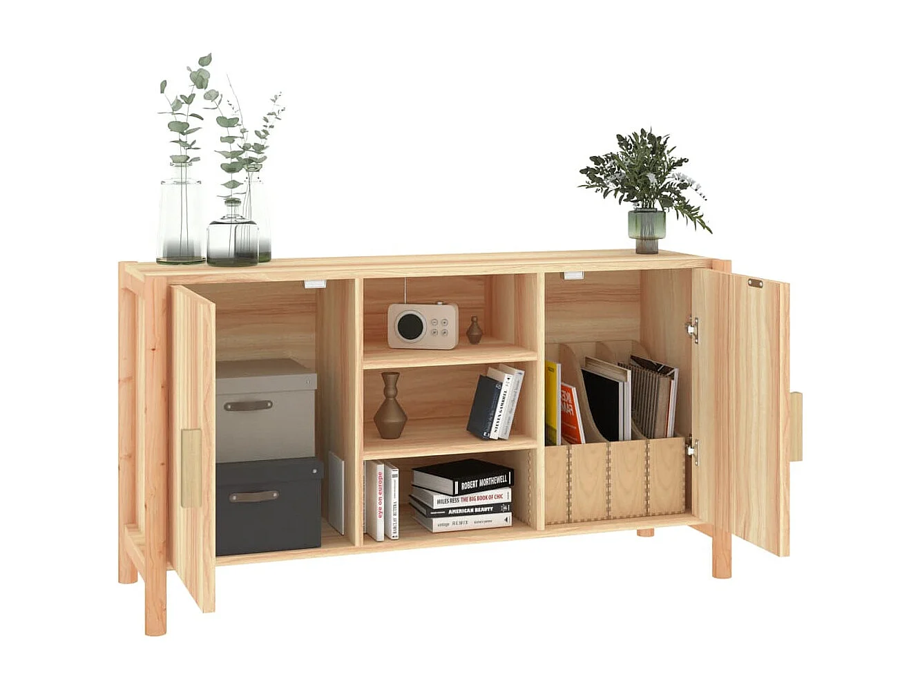 Sideboard 107x38x60 cm Holzwerkstoff