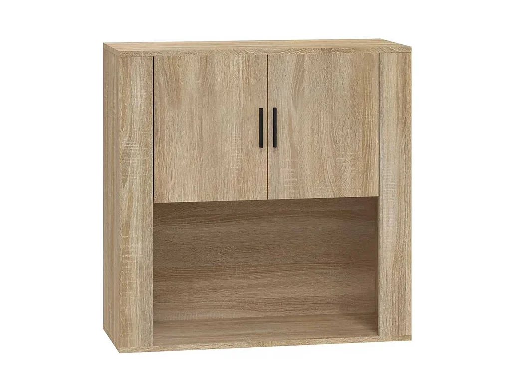 Wandschrank Sonoma-Eiche 80x33x80 cm Holzwerkstoff