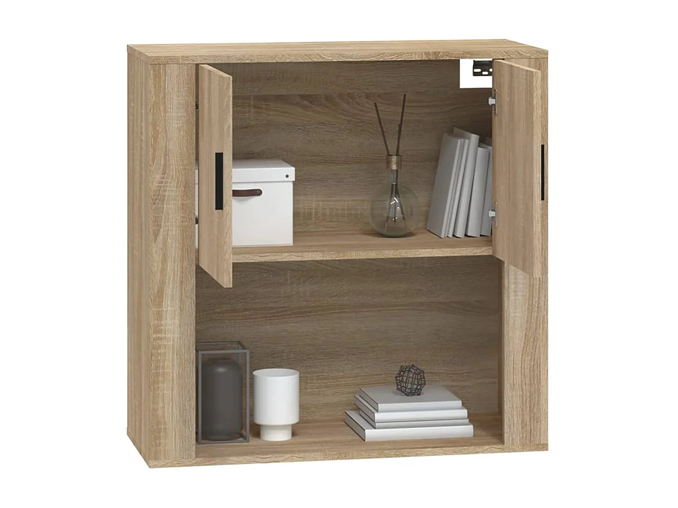 Wandschrank Sonoma-Eiche 80x33x80 cm Holzwerkstoff
