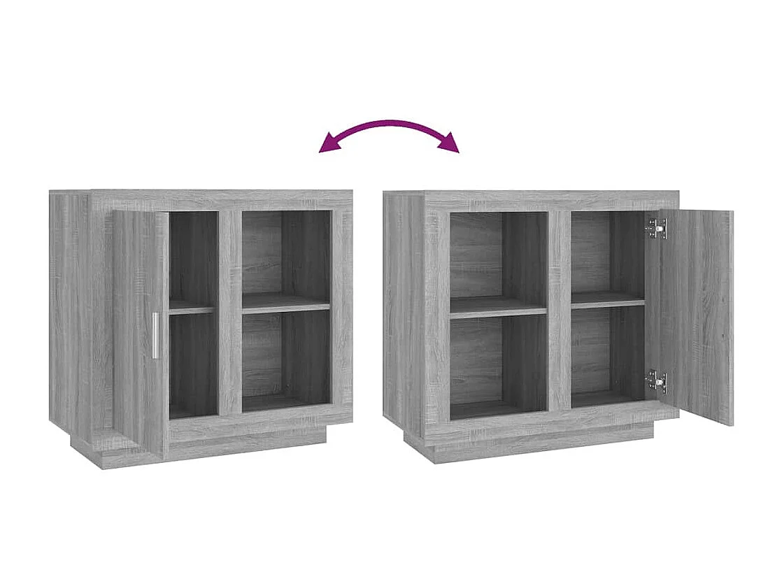 Buffet Sonoma gris 80x40x75 cm