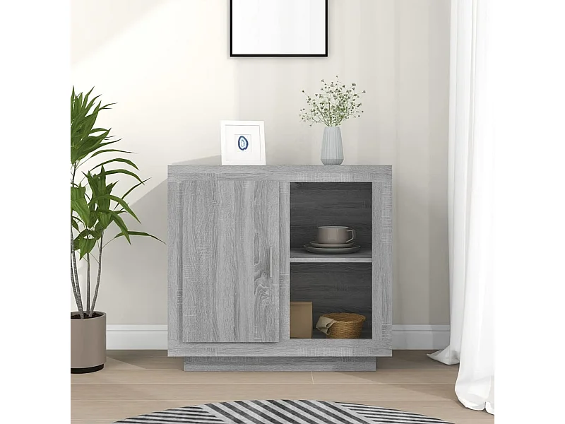 Sideboard Grau Sonoma 80x40x75 cm