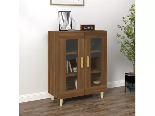 Kauf Unique Sideboard Braun Eichen-Optik 69,5x34x90 cm Holzwerkstoff