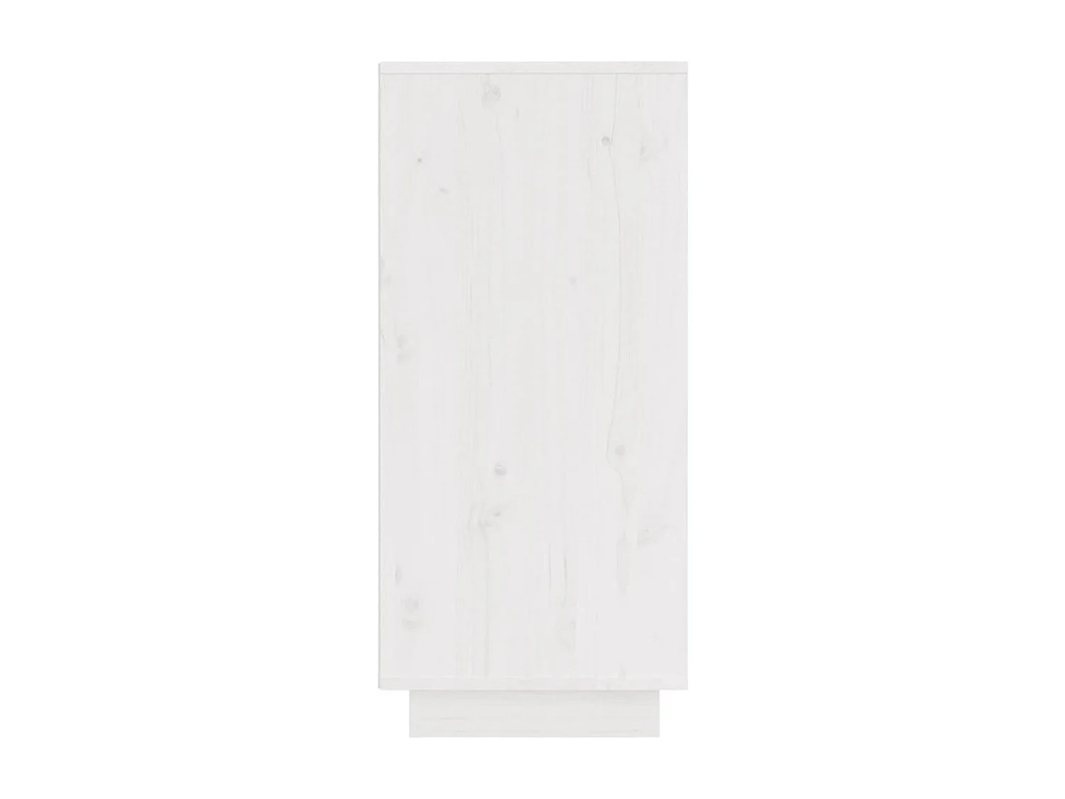 Buffet Blanc 31,5x34x75 cm Bois massif de pin