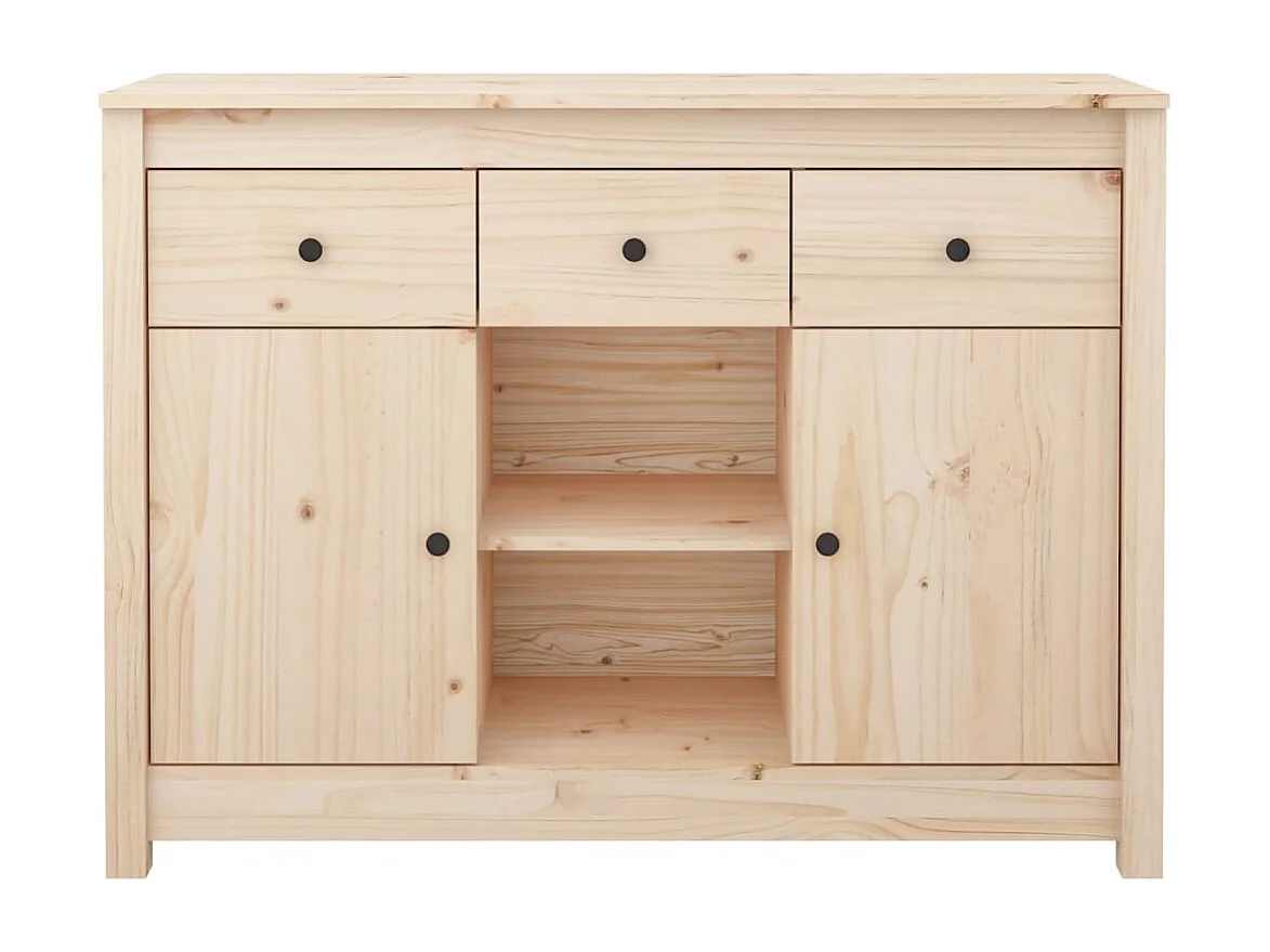 Sideboard 100x35x74,5 cm Massivholz Kiefer