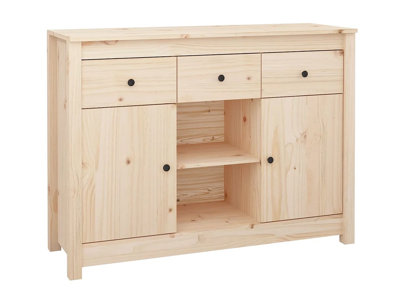 Buffet 100x35x74,5 cm Bois massif de pin