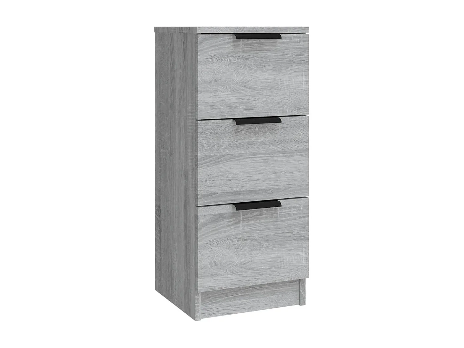 Buffets 3 pcs Sonoma gris Bois d'ingénierie