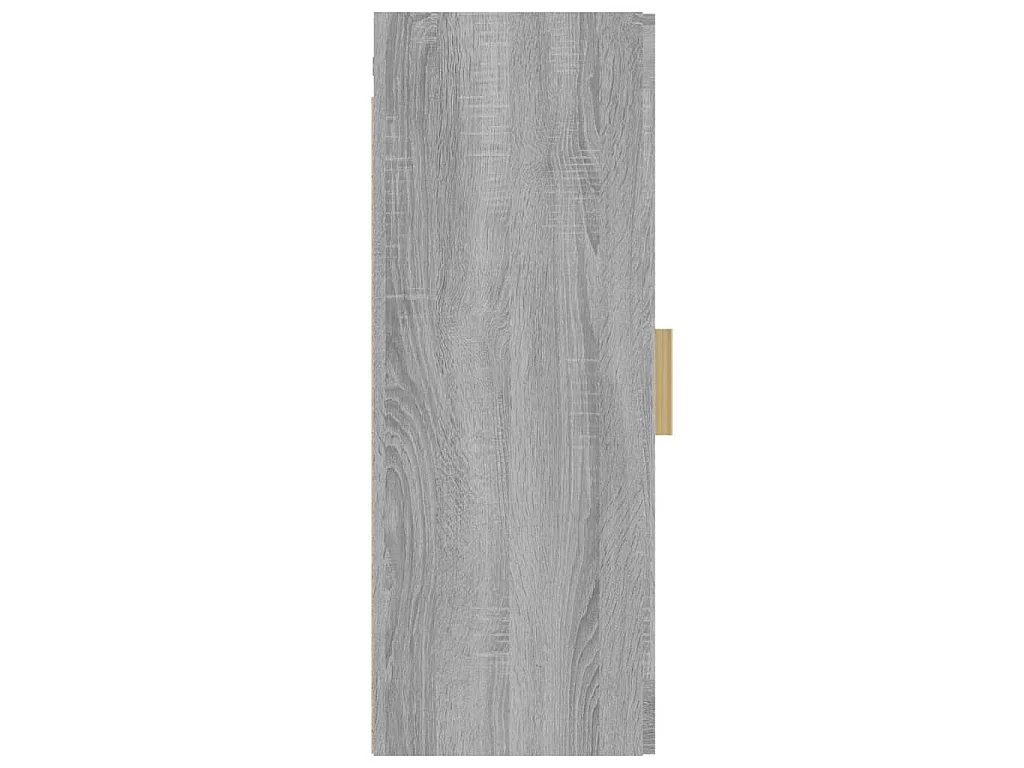 Armadietto Pensile a Parete Grigio Sonoma 34,5x34x90 cm