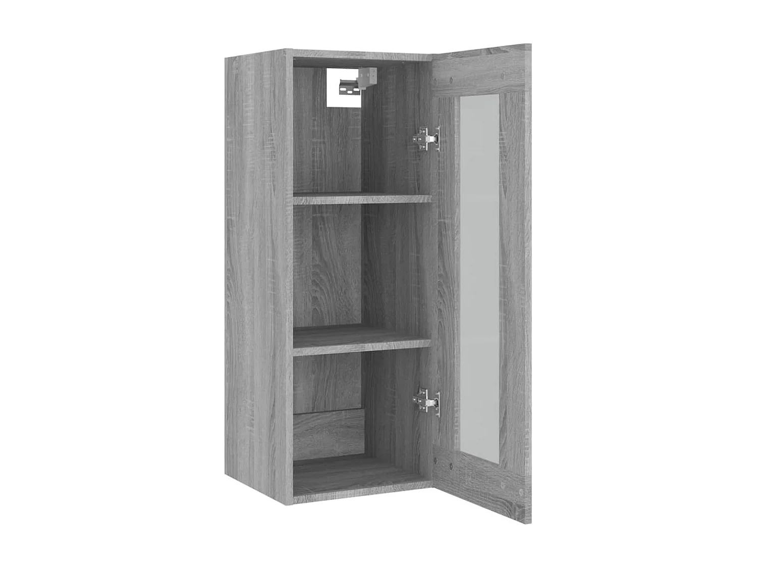 Armadietto Pensile a Parete Grigio Sonoma 34,5x34x90 cm