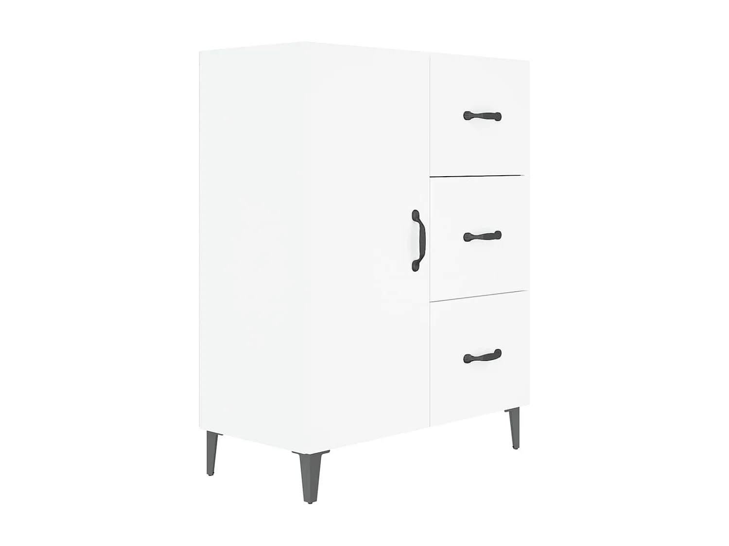 Sideboard Weiß 69,5x34x90 cm Holzwerkstoff