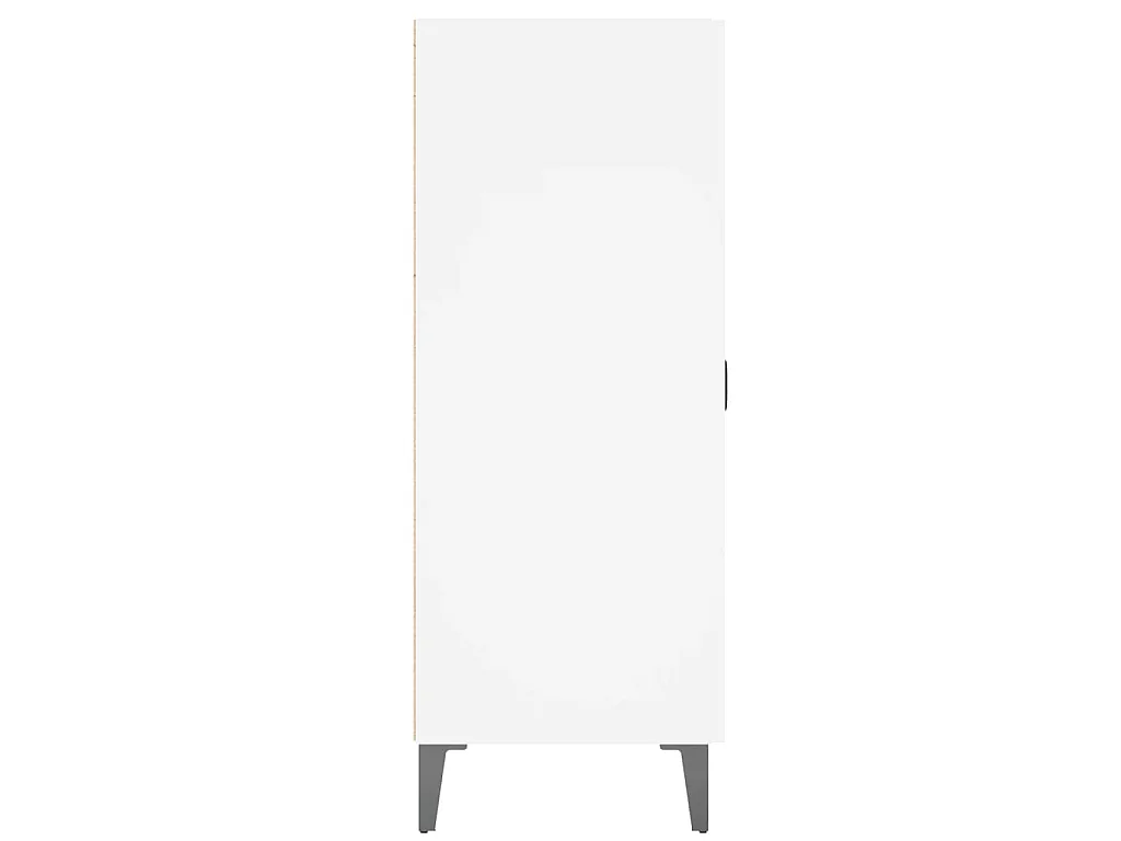 Dressoir 69,5x34x90 cm bewerkt hout wit