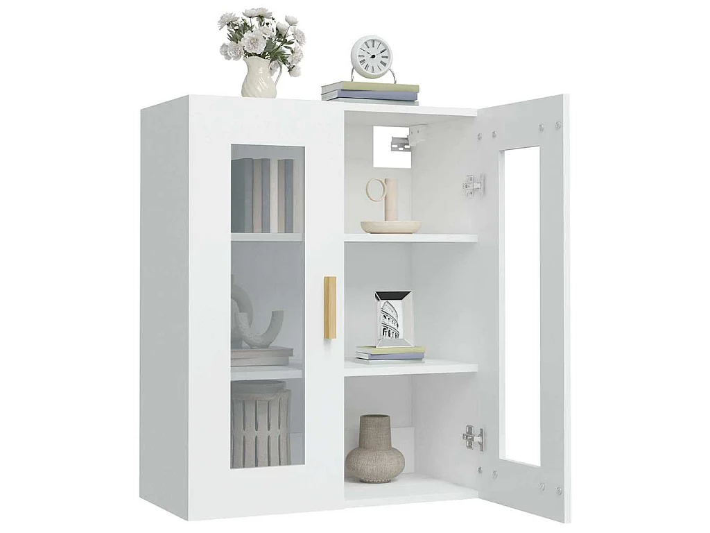 Bovenkast 69,5x34x90 cm wit