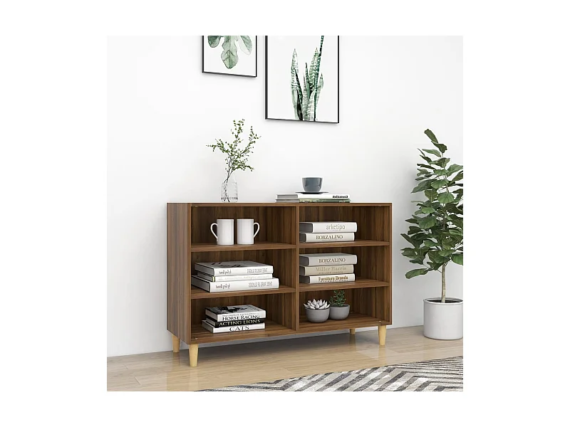 Credenza Rovere Marrone 103,5x35x70 cm in Truciolato