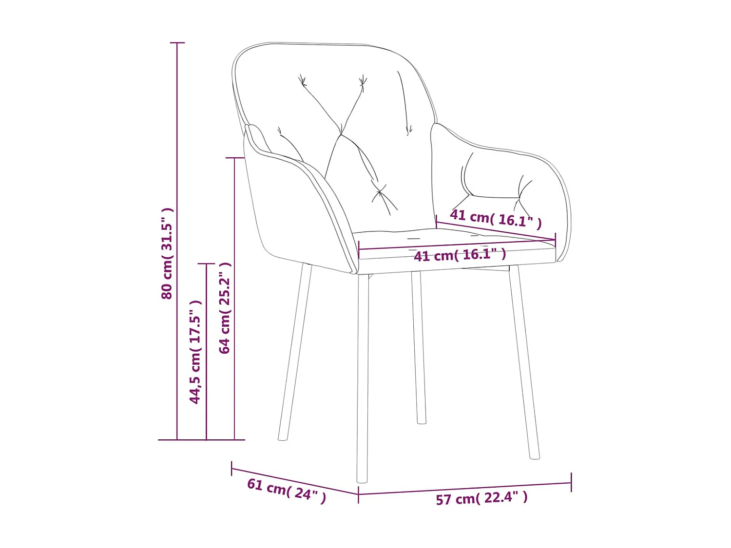 Esszimmerstühle 2 Stk. Gelb Samt