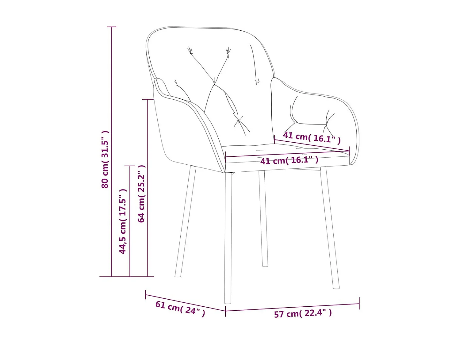 Esszimmerstühle 2 Stk. Gelb Samt
