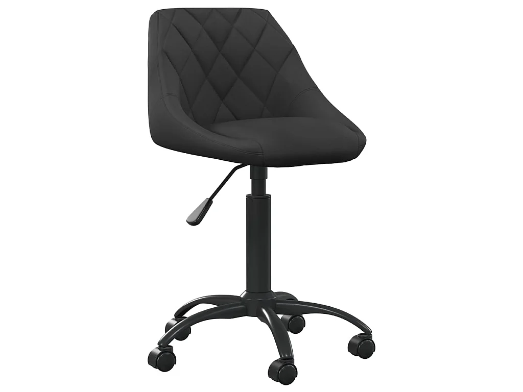 Chaise de salle à manger Noir Velours