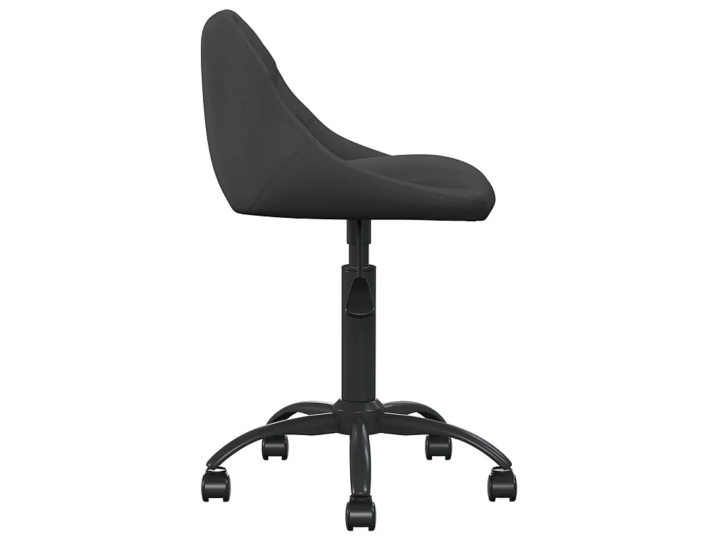 Chaise de salle à manger Noir Velours