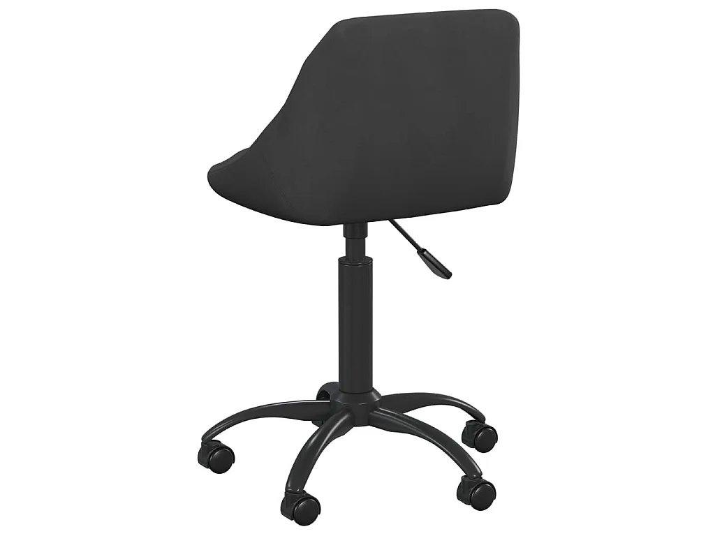 Chaise de salle à manger Noir Velours