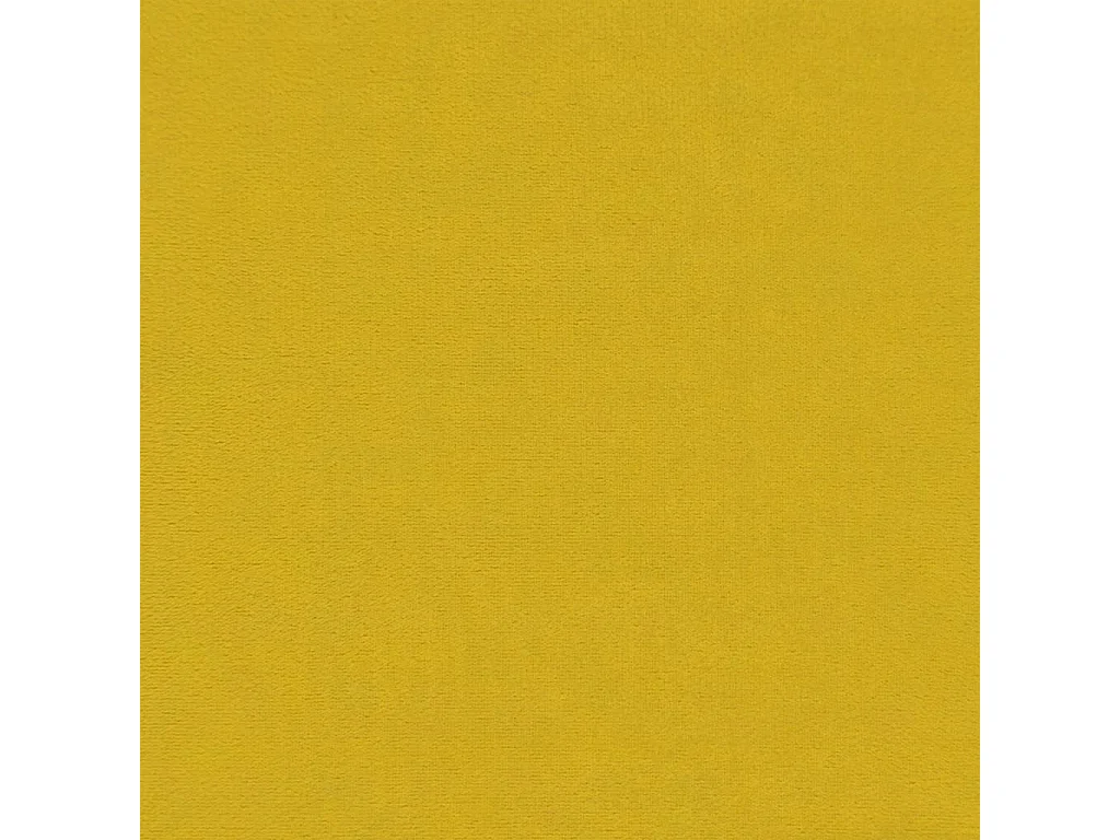 Chaises à manger lot de 2 Jaune Velours