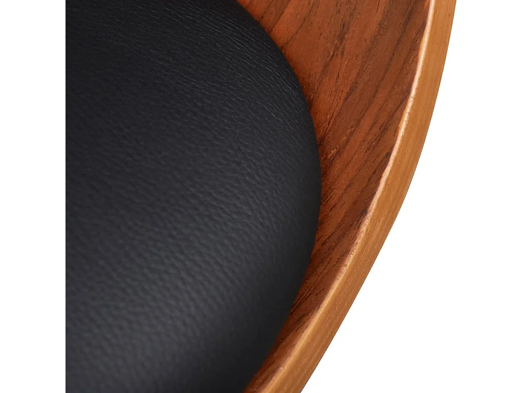 Sedie da Pranzo 6 pz in Legno Piegato e Similpelle