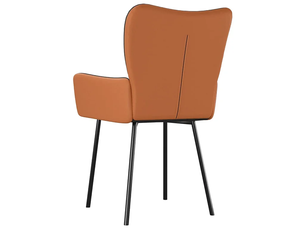 Esszimmerstühle 2 Stk. Schwarz Stoff und Kunstleder