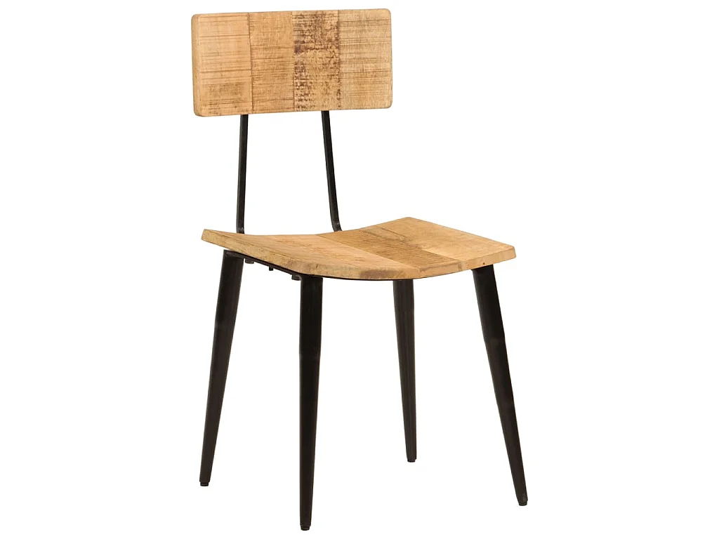 Chaises à manger lot de 2 44x40x80 cm Bois de manguier solide