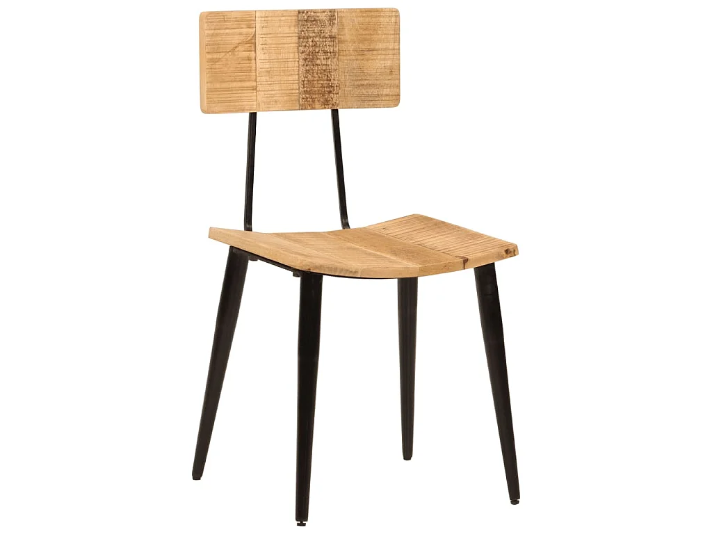 Chaises à manger lot de 2 44x40x80 cm Bois de manguier solide