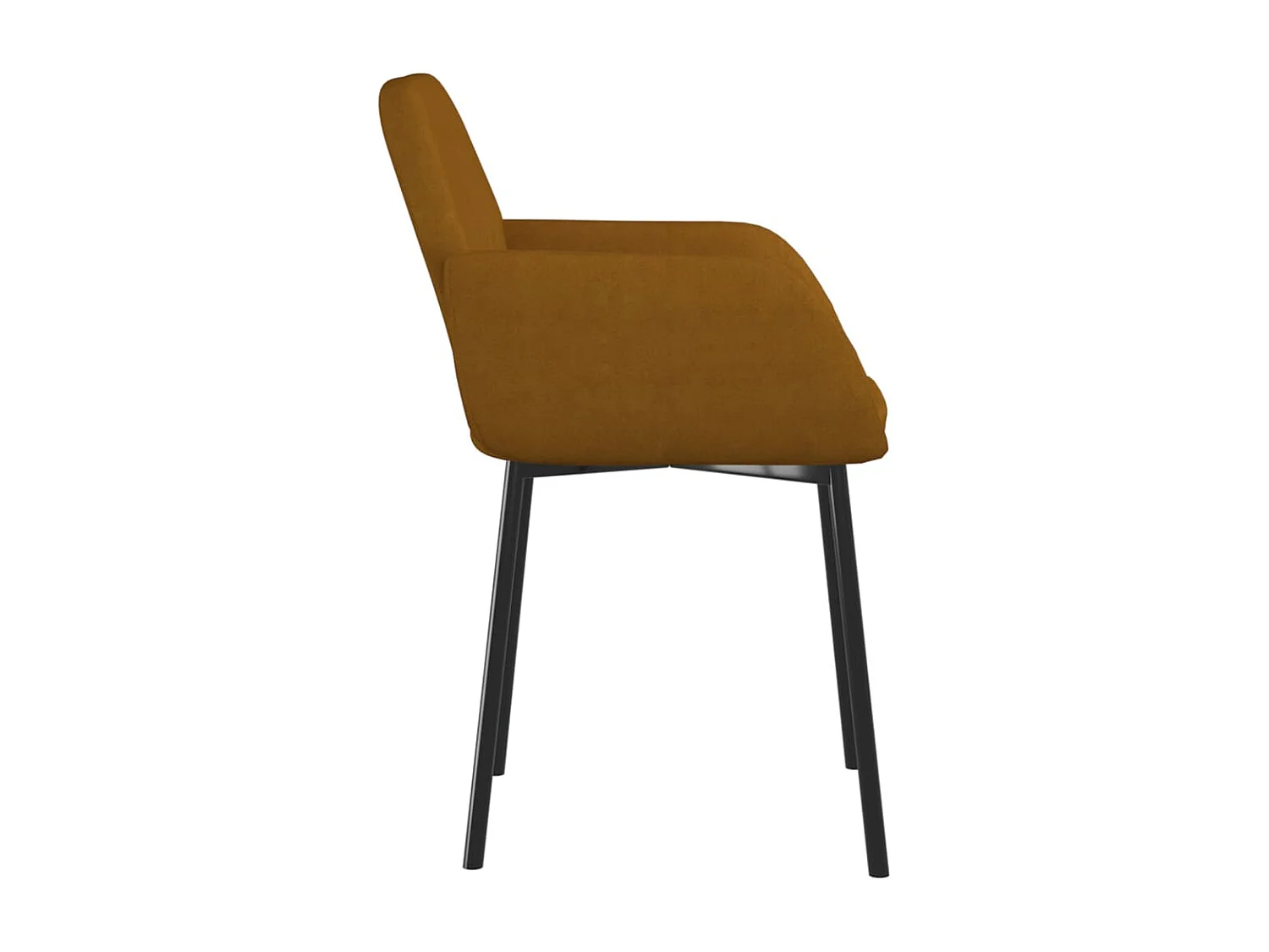 Sedie da Pranzo 2 pz Marroni in Velluto