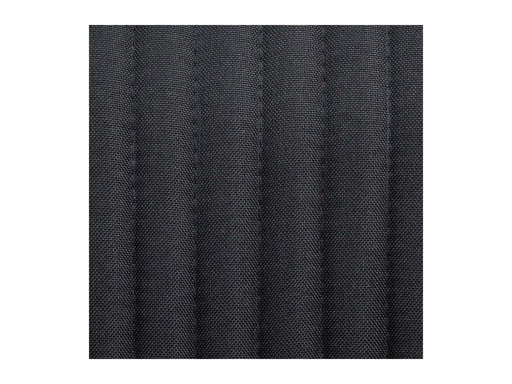 Chaises à manger lot de 6 noir tissu