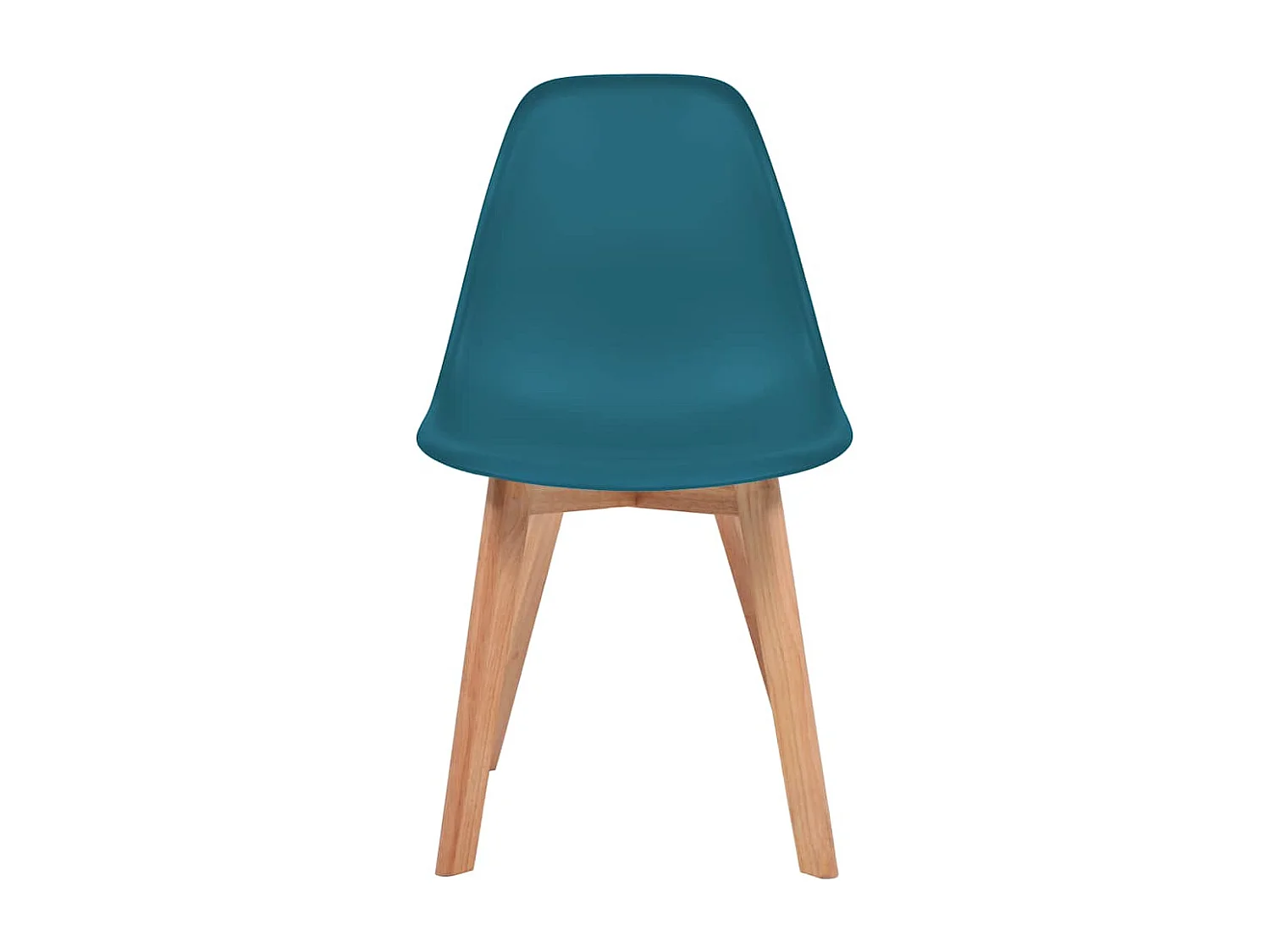 Eetkamerstoelen 4 st kunststof turquoise