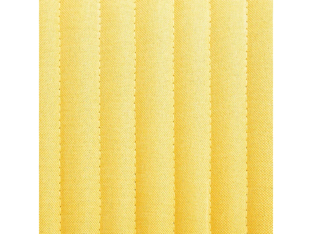Chaises à manger lot de 4 jaune tissu