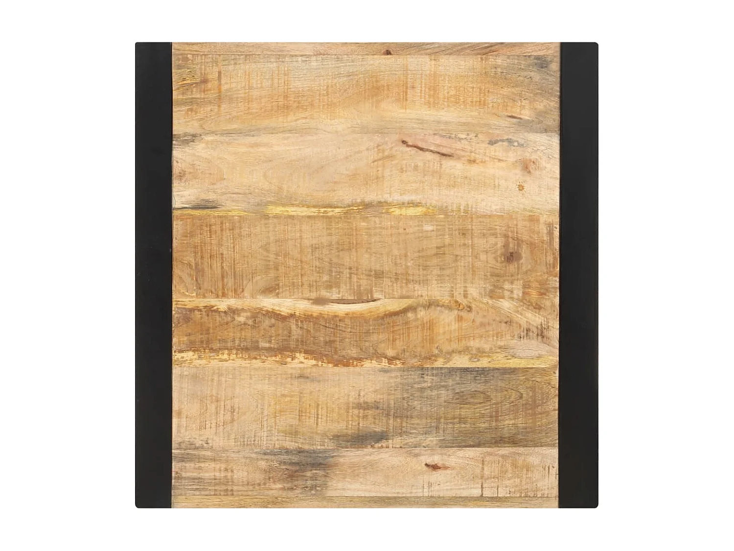 Table à manger 60x60x75 cm Bois de manguier massif brut