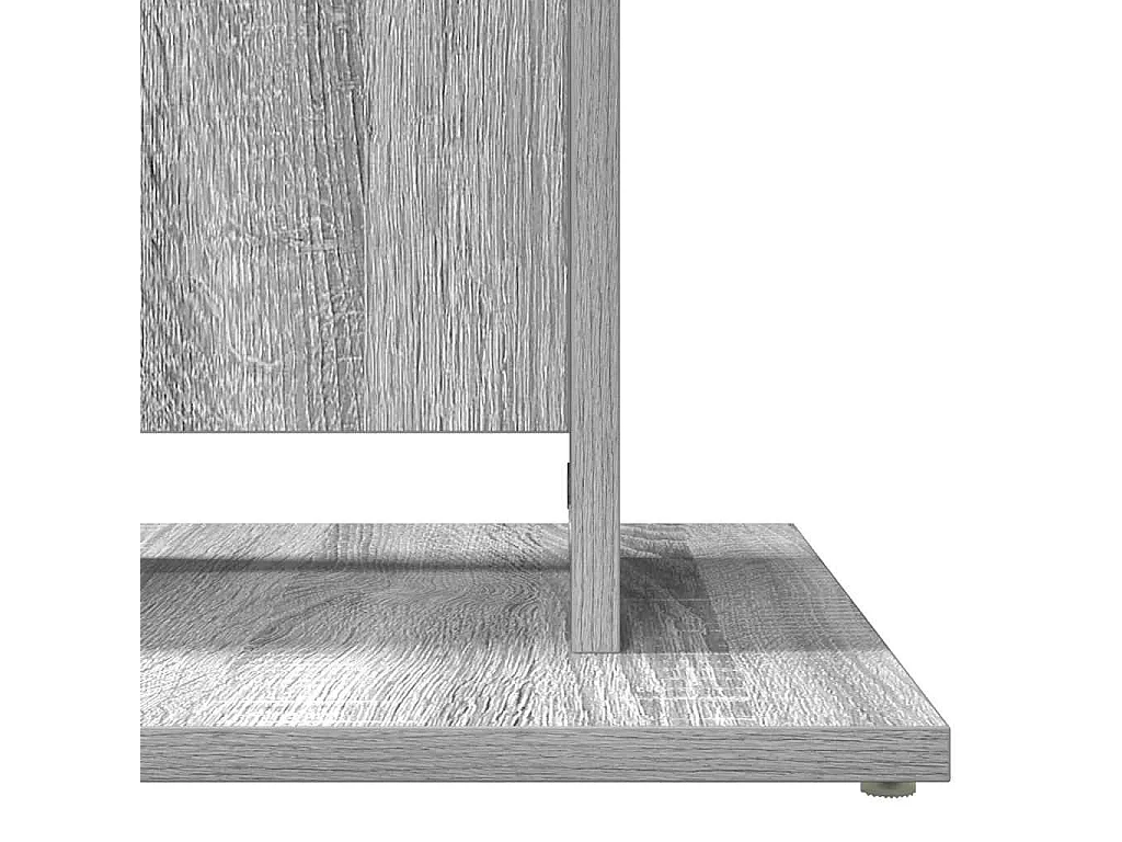 Table de bistro Sonoma gris 60x60x75 cm Bois d'ingénierie