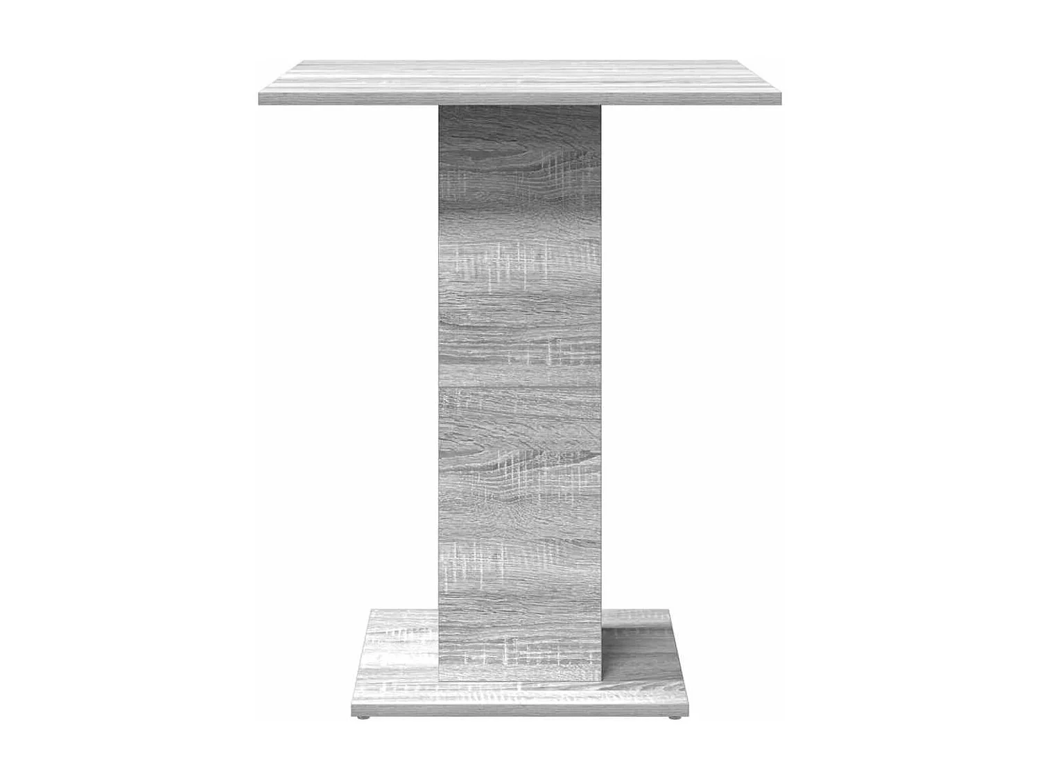 Table de bistro Sonoma gris 60x60x75 cm Bois d'ingénierie