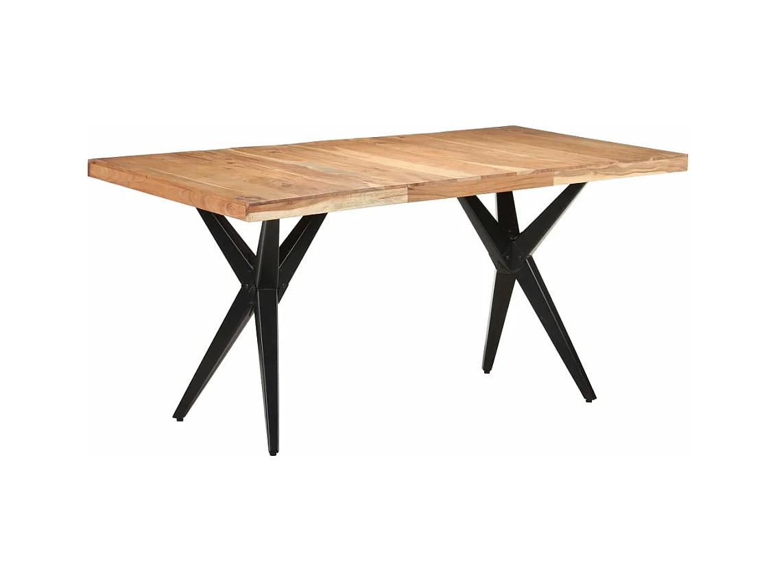Eettafel 160x80x76 cm massief acaciahout