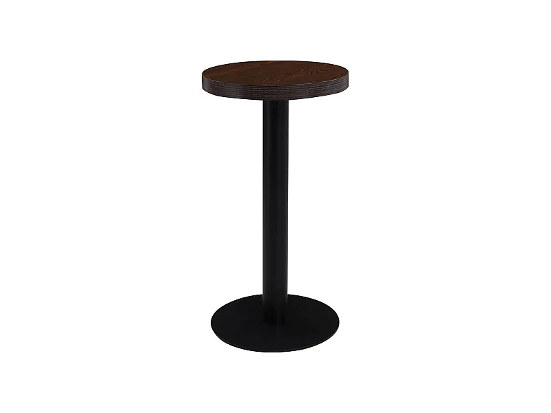 Bistrotisch Dunkelbraun 40 cm MDF