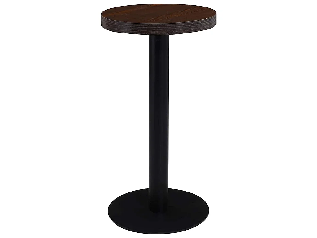Bistrotafel 40 cm MDF donkerbruin