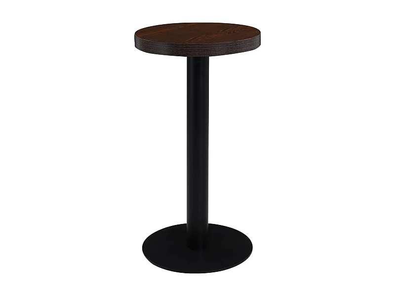 Table de bistro Marron foncé 40 cm MDF