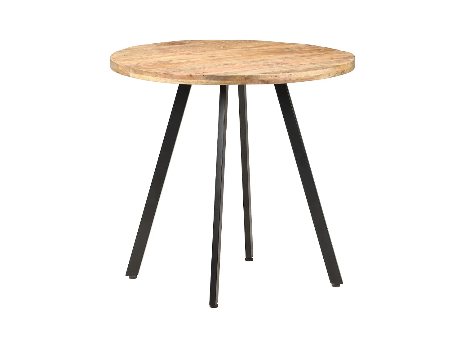 Esstisch 80 cm Raues Mangoholz