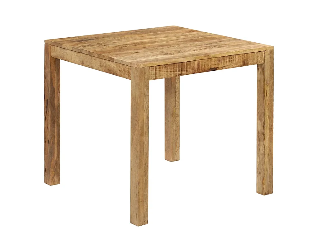 Table à manger Bois de manguier massif 82x80x76 cm