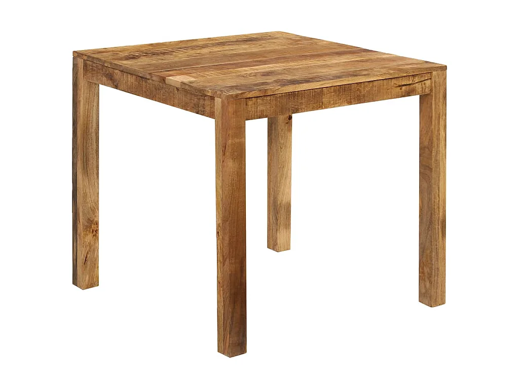 Table à manger Bois de manguier massif 82x80x76 cm