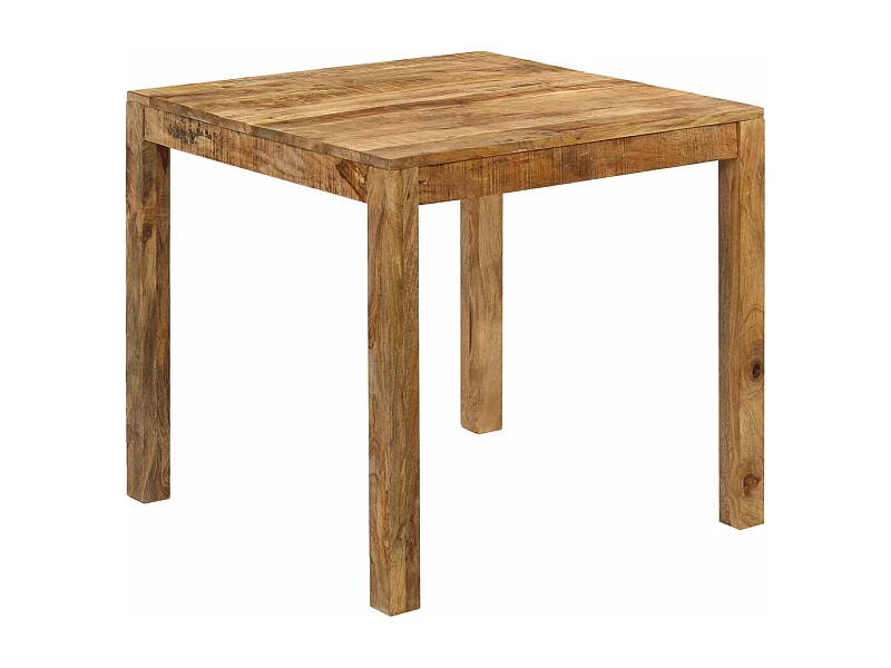 Table à manger Bois de manguier massif 82x80x76 cm
