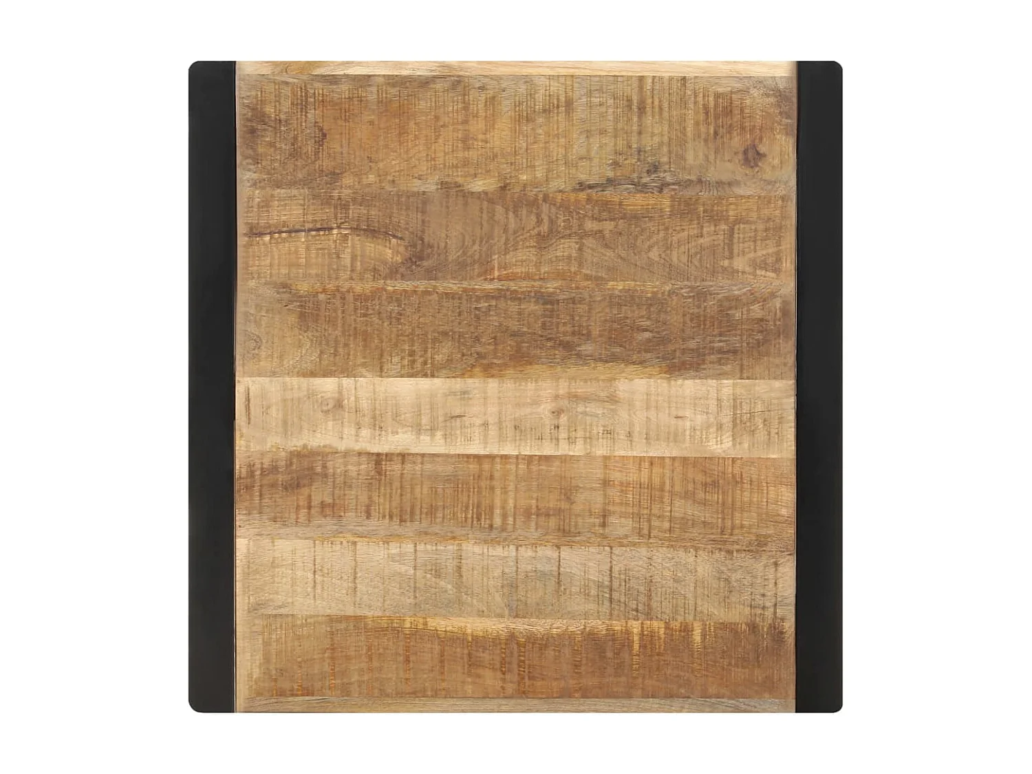 Table à manger 70x70x75 cm Bois de manguier massif brut