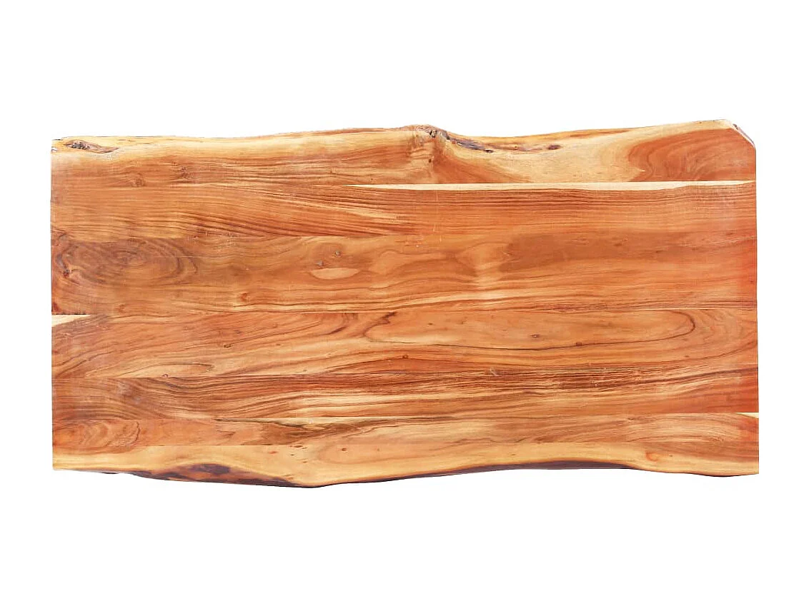 Eetkamertafel met natuurlijke randen 3,8 cm 200 cm acaciahout